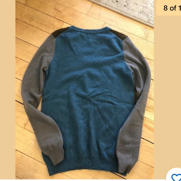 Uniqlo Cashmere V-Neck Sweater Sz S - Picture 7 of 8
